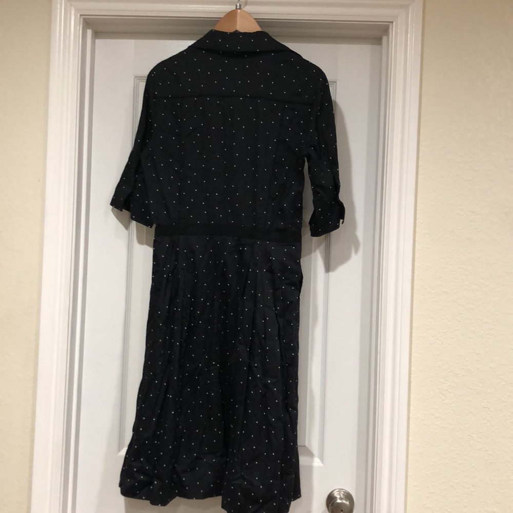 White House Black Market Polka dot Midi Dress - Picture 10 of 14